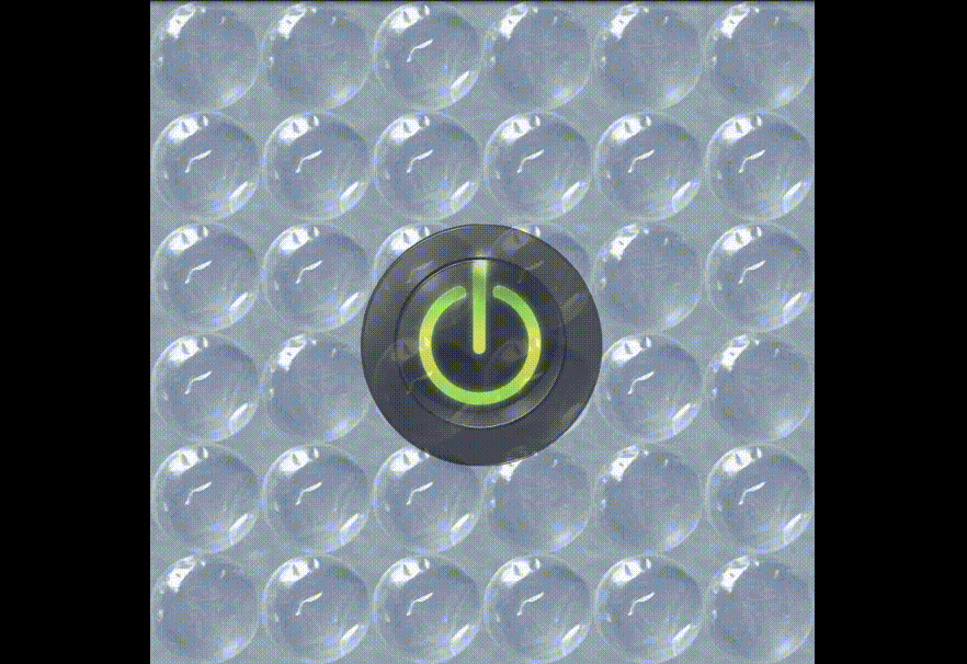 Animated file of bubble wrap Flash toy emulated by Ruffle up on the Internet Archive.