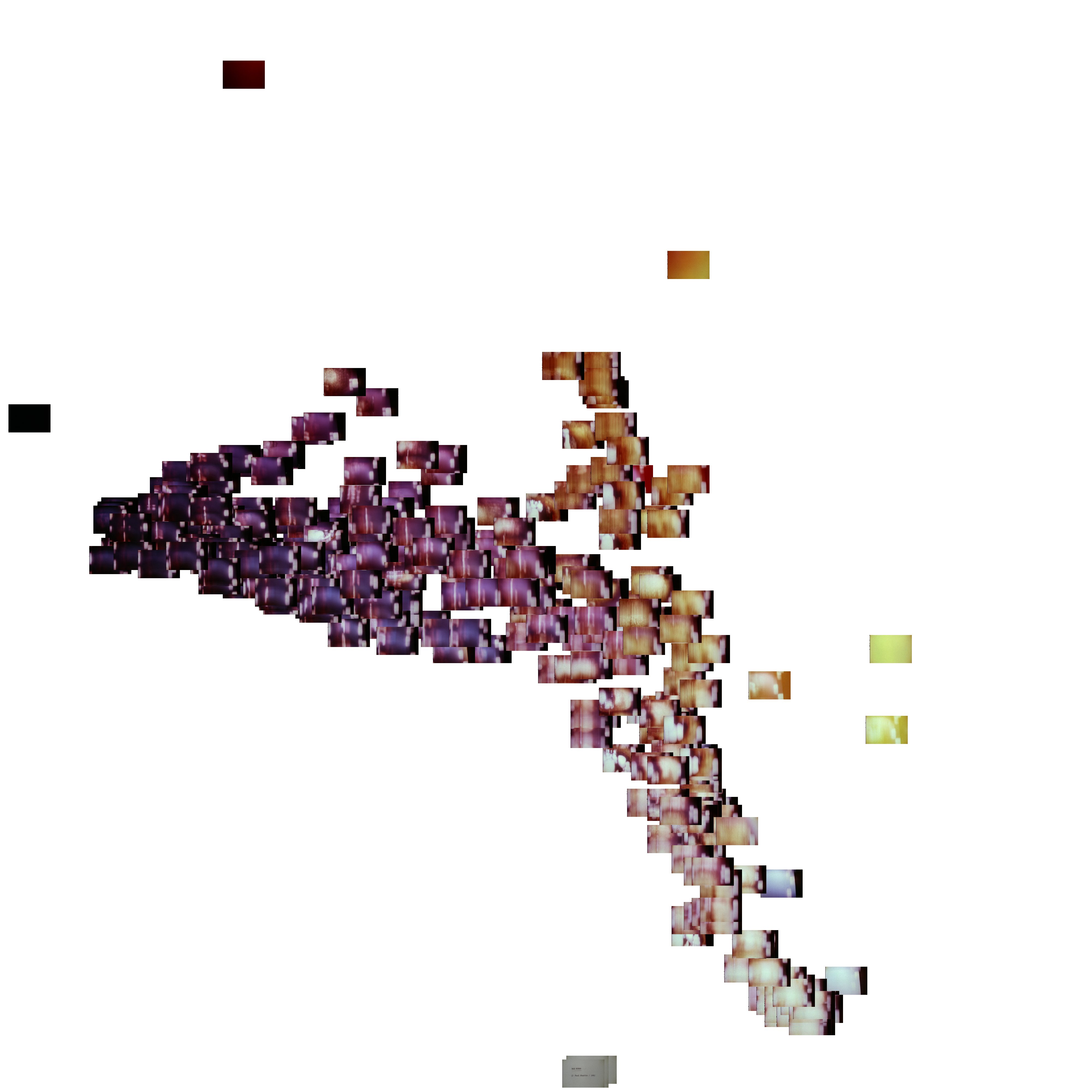 ImagePlot of Paul Sharits' Bad Burns (1982).